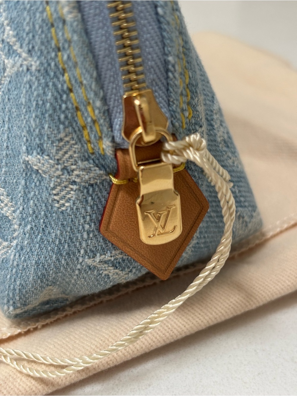 Louis Vuitton Denim Cosmetic Pouch - Picture 3 of 11